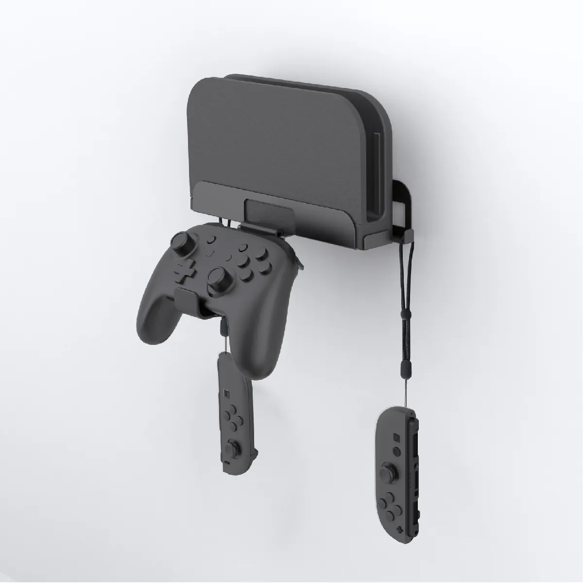 Support de rangement mural pour Switch 2 avec support de manette