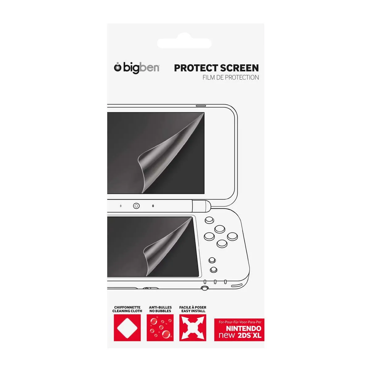 Big Ben Interactive Films de protection pour Nintendo New 2DSXL