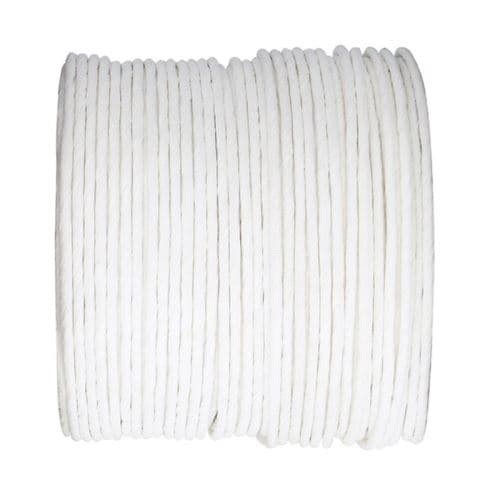 bobine cordon laitonné blanc 20m - 000271800000001
