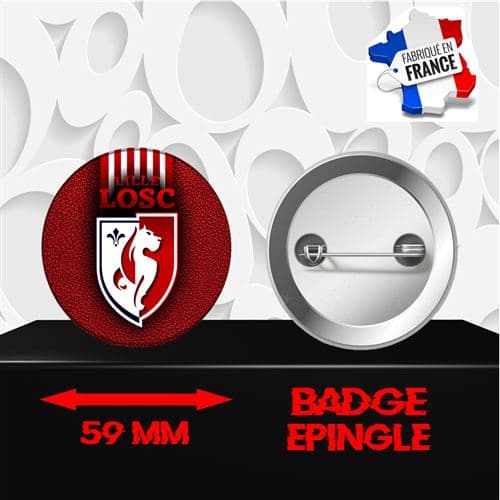 Badge à épingle 59 mm Collection Football Club de Foot Europe 659