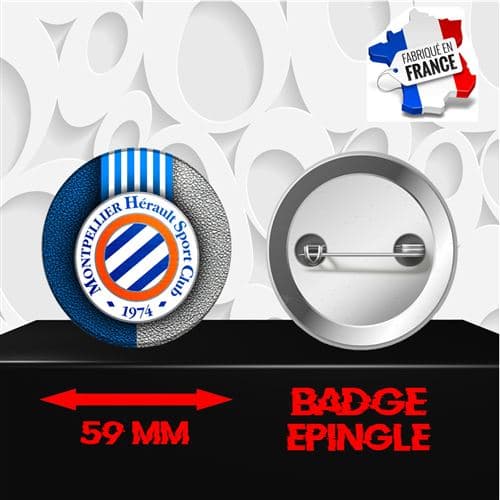 Badge à épingle 59 mm Collection Football Club de Foot Europe 654