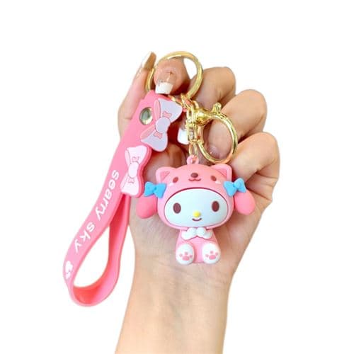 Porte-clés My Melody Rose/Blanc