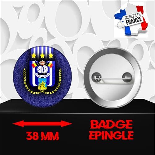 Badge à épingle 38 mm Collection Football Club de Foot Europe 674