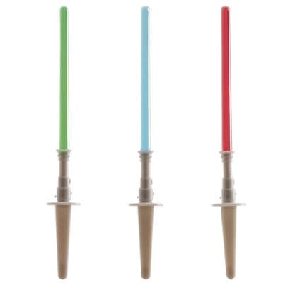 Décoration sabres lasers plastique 12 pieces - dekora