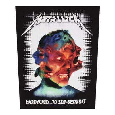 Metallica Patch Hardwired To Self Destruct 29 x 36 cm