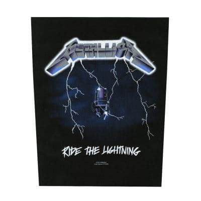 Patch Metallica grand format : Ride The Lightening Sous Licence Officielle