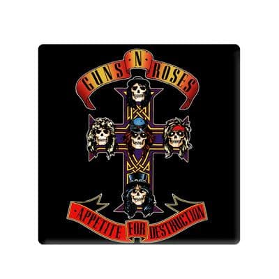 Guns N' Roses Aimant Appetite For Destruction 7,2 x 7,2 cm