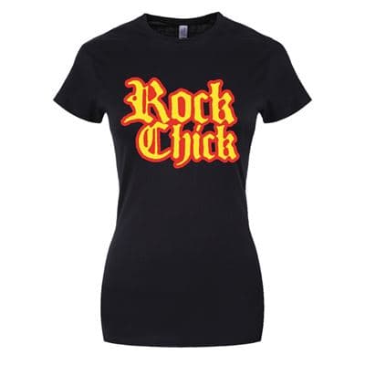 Rock Chick Tee-Shirt Femme coloris Noir