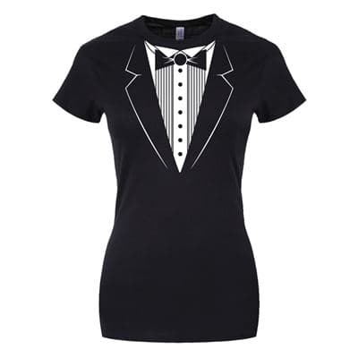Smoking Noir Tee-Shirt Femme
