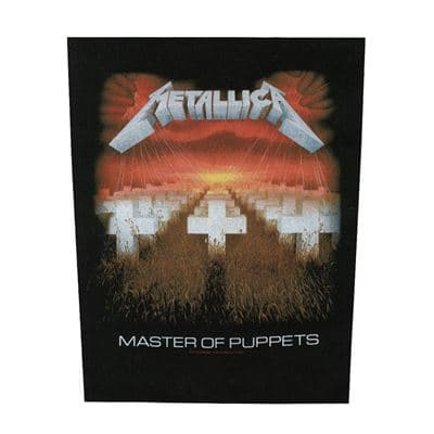 Patch Metallica grand format : Master of Puppets Sous Licence Officielle